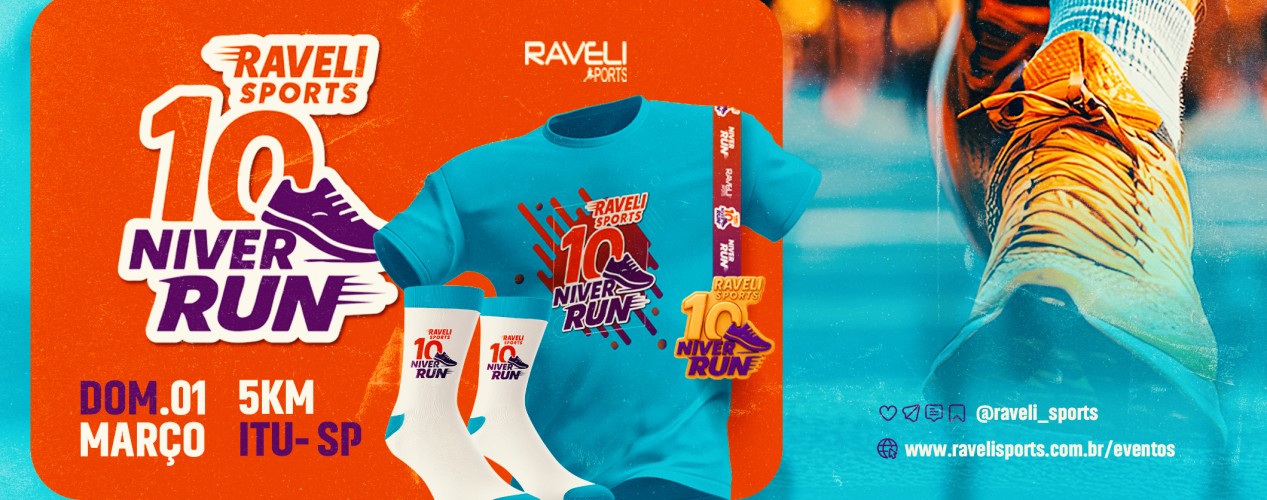 NIVER RUN 10 ANOS RAVELI SPORTS