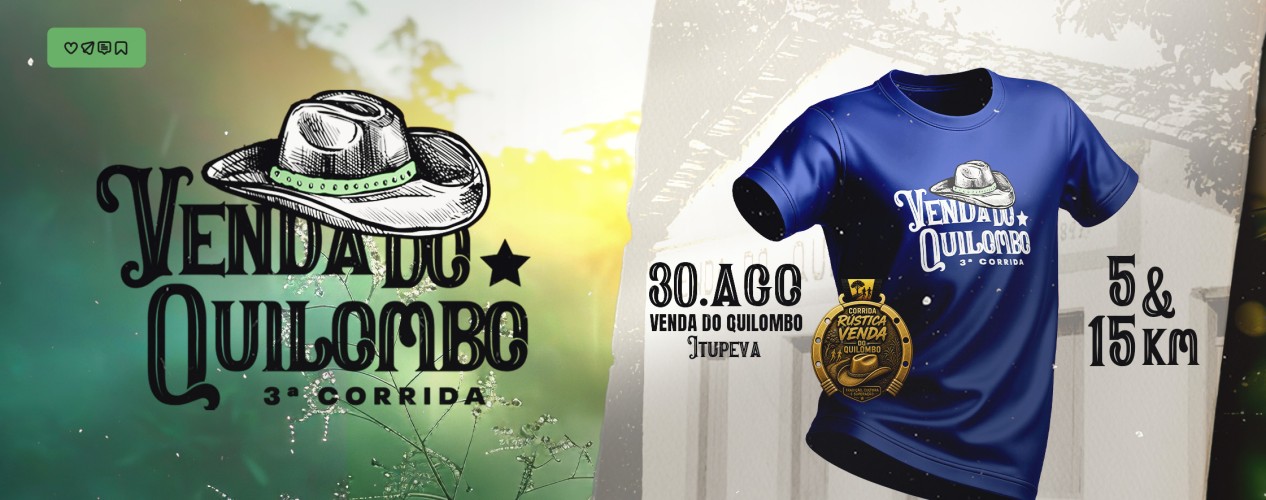 3º CORRIDA RÚSTICA VENDA DO QUILOMBO