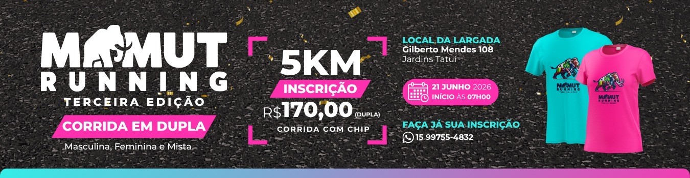 Mamut Running – 3ª Edição (Duplas)